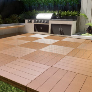 aluminiowe pokłady Szeroko stosowane ekologiczne aluminiowe podłogi ogrodowe / doki / baseny Podłogi drewniane