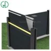 aluminum fence panels black for garden expandable garden outdoor designs foldable fencing composite fence - Image 3