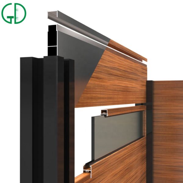 China modern aluminum fence privacy slats composite decorative garden swimming pool outdoor cheap fence panels