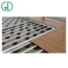 GD extruded aluminum decking Eco Slip-Resistant Waterproof Fireproof Test-A2 Outdoor Floor Aluminium Composite Decking Board - 图片 4