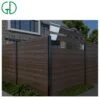 england style aluminum picket fence decorative garden trellis fencing small no dig aluminum fence panels composite wood screen - Image 3