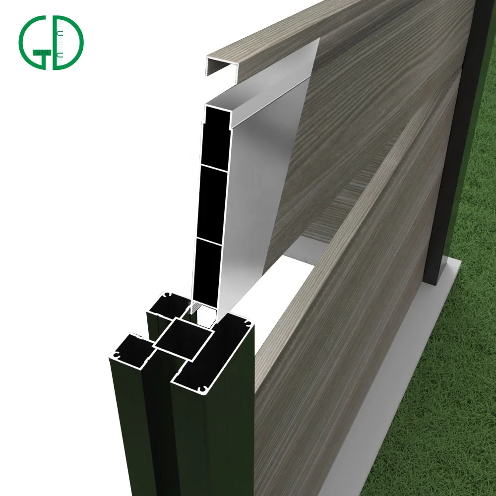 البيع الساخن ديكور سياج الألومنيوم مع منزل مزرعة حديقة بوابات الخشب الزخرفية سياج الألومنيوم