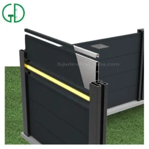 GD декоративный алюминиевый белый забор, решетка для частного сада, сборные светодиодные алюминиевые заборы, производство