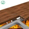 GD aluminum interlocking decking Fire Resistance Class A2 S1 outdoor composite board - 图片 2