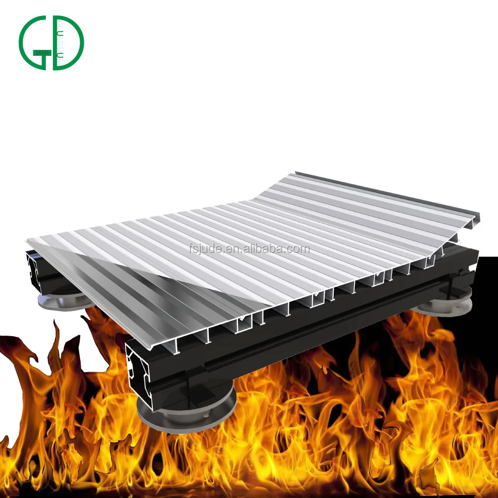 GD aluminum interlocking decking Fire Resistance Class A2 S1 outdoor composite board - Image 5