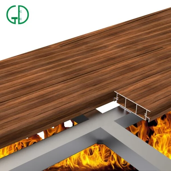 GD aluminum A2 Firetest outdoor decking system watertight aluminum decking swimming pool garden floor boards decking - Image 3