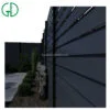 New Designs Modern Decorative Garden Border Composite Wood ornamental Aluminum Fence