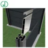 New Designs Modern Decorative Garden Border Composite Wood ornamental Aluminum Fence - Image 6