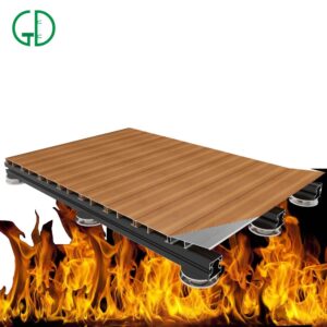 GD Aluminium stretch decke A2 Fire Proof profil australia marine skin eco friendly deck boards engineered wpc decking
