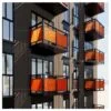 GD Aluminum modern glass balustrade post outdoor handrail stair baluster deck wpc led balusters balcony railing - Image 2
