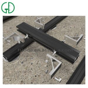 GD aluminium joist for decking structure deck roof joist water drainage composite wpc aluminum decking beam