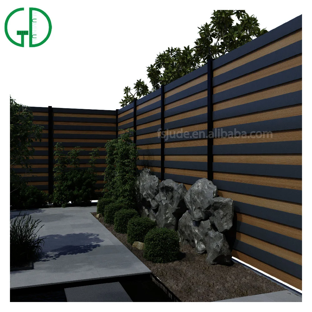 GD high quality safety privacy pool aluminum black fence swimming ornaments collapsible roof panel designs - Image 6