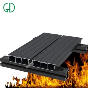 Deck de alumínio GD à prova de fogo Test-A2 Terraço externo Al Piso de deck de alumínio