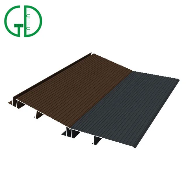 Outdoor Aluminum Deck Solid Composite Woods Bungalow Artificial Woodtile