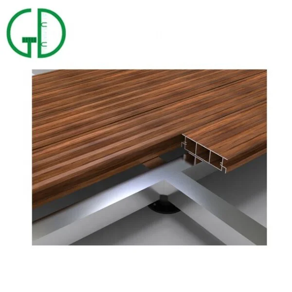 GD aluminum decking materials Composite Floor Water Proof Termite Resistant Decking - Image 3