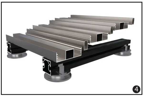 GD aluminum decking materials Composite Floor Water Proof Termite Resistant Decking - Image 5