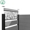 GD aluminum fencing panels 4ft 10ft slat 6 8 feet willow cheap yard wind dust privacy cedar no dig eatate backyard fencing - 图片 2