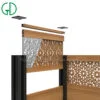 6x6 6x8 8x8 slat fencing 6 8 feet laser cut aluminum recinzioni giardino ferro manufacturer green privacy fence panels - Image 5