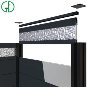 GD aluminum smart fence garten art clearvu fence price pferd cortenstahl holz fencing