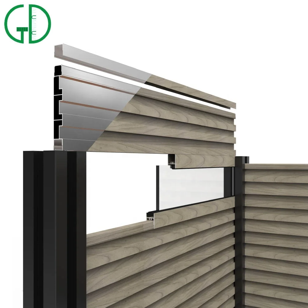 GD aluminum smart fence garten art clearvu fence price pferd cortenstahl holz fencing - Image 6