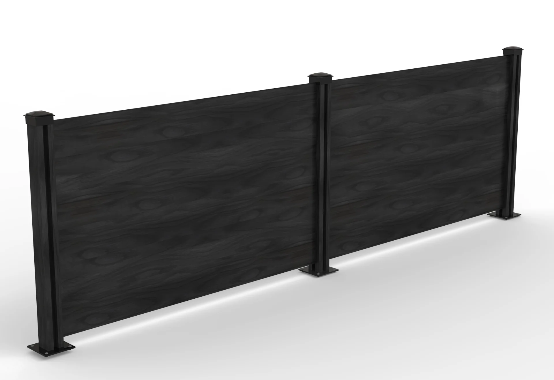 مسحوق سياج الألومنيوم GD مطلية على نطاق واسع بالخصوصية شرفة حديقة تستخدم على نطاق واسع - صورة 3