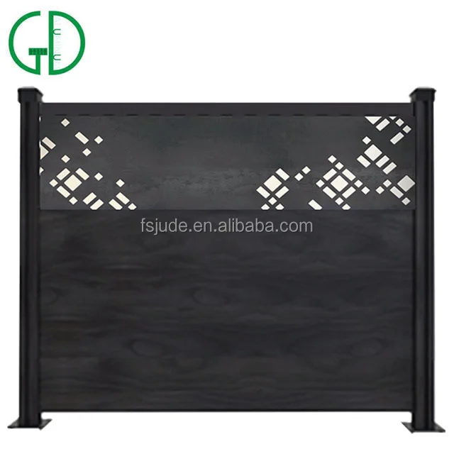 مسحوق سياج الألومنيوم GD مطلية على نطاق واسع بالخصوصية شرفة حديقة تستخدم على نطاق واسع - صورة 4