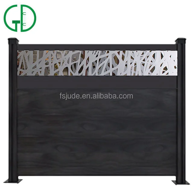 مسحوق سياج الألومنيوم GD مطلية على نطاق واسع بالخصوصية شرفة حديقة تستخدم على نطاق واسع - صورة 5