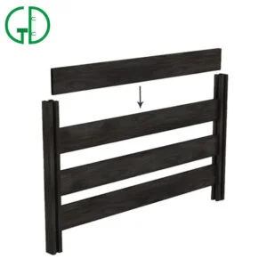 Powder Coated aluminum fence Garden Aluminum Privacy Fences For Grateing Yard Fence