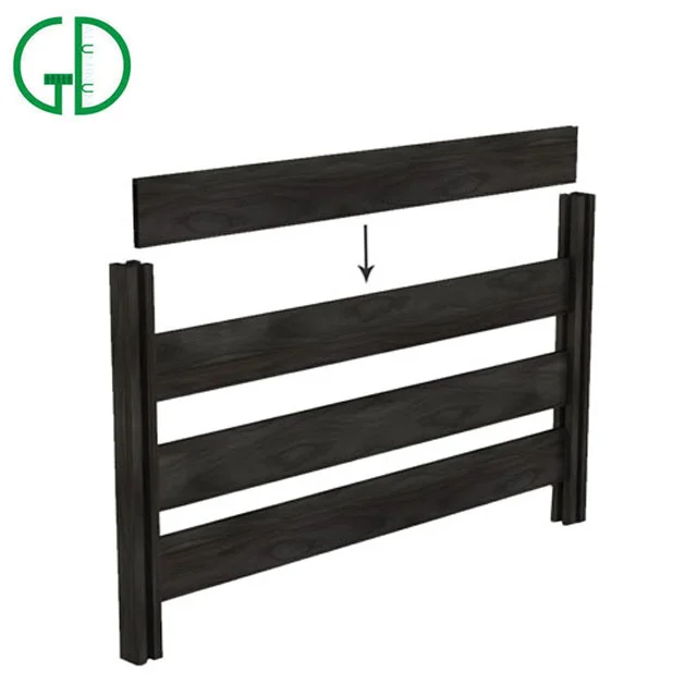 Cercas de alumínio revestidas de alumínio da privacidade do jardim da cerca do pó para a cerca da jarda de Grateing