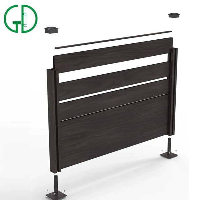 Cercas de alumínio revestidas de alumínio da privacidade do jardim da cerca do pó para a cerca da jarda de Grateing - Imagem 3