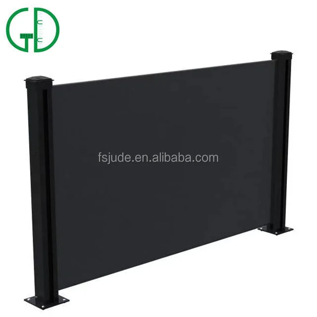 Widely Used Privacy Fence Panels / Powder Coated Metal Aluminium Fence Black - Imagem 4