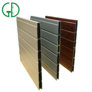 GD Aluminium Hot Sale Wood Grain Garden House Fence Panels aluminum privacy fence designs