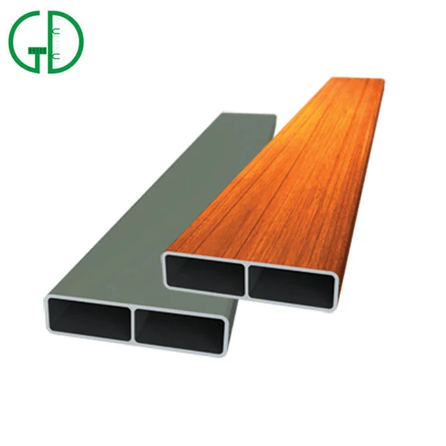 GD 铝热销木纹花园别墅栅栏板铝隐私围栏设计 - 图片 5