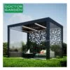 GD pergola for garden with led light chinese style kit electric pergolas baratas para jardin antique glass pergola aluminum - Image 3