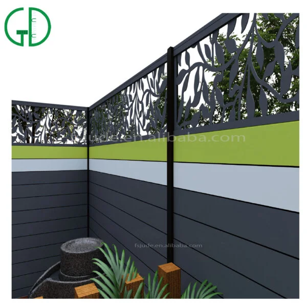 GD ogrodzenie vedacao valla aluminium recinzioni ferro aluminium heining privaatheid skerm alu heining - Image 3