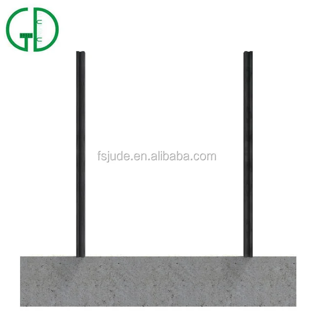 GD 铝环保保护花园农场外 T 金属黑色铝栅栏柱 - 图片 5