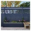 GD garden privacy laser cut aluminum fence panels newly design customized metal  fencing slats prices sheets - Image 2