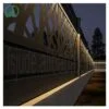 GD garden privacy laser cut aluminum fence panels newly design customized metal  fencing slats prices sheets - Image 6