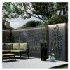 GD cloture jardin en white aluminum fence panels privacy garden fence panels 6x8 6ft vertical white outdoor