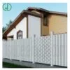 GD commercial high end vertical white aluminum fencing privacy fence panels 6X8 modern systems