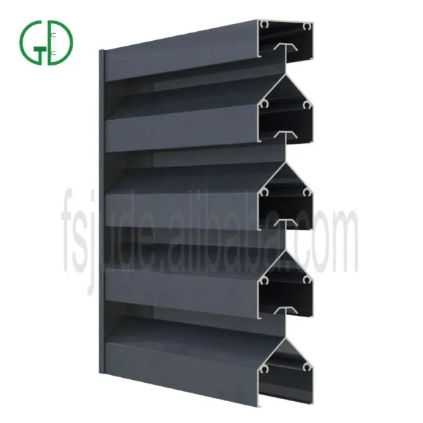 Garden de piscina de aluminio negro barrera decorativa de madera de madera moderna litera de literas paneles de cerca