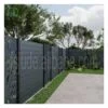 GD metal fences decorative wood panels diy aluminum fence black art picket louver horse fence home kit 6 8ft rail lattice garden panel - Image 5