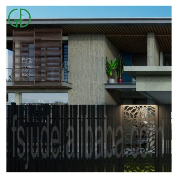 residential aluminum fence panels newly design fence supplier modern slat system ornament batten
