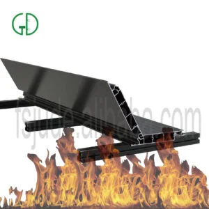 Foshan GD-Aluminiumprofil-Terrassendiele, Balkondesign, Brandschutzklasse D0 und A2fl-S1-Rahmen-Terrassendiele aus Aluminium für den Außenbereich