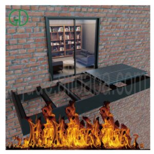 Deck de intertravamento de alumínio GD resistente ao fogo Classe A2 placas de sistema de pontão de piso estrutura piso de varanda