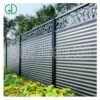 no dig aluminum fence 8 feet horizontal used custom cast railing powder coated white aluminum privacy adjustable slip fence panels wall - Image 4