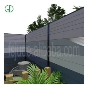 GD aluminum fence wholesale panels design slat fence vertical picket blade