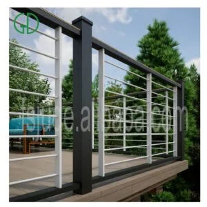 Foshan GD Geländerprofil Balustrade Handlauf Chine en Verre Aluminium für Balkon Veranda weiß schwarz Truthahn Aluminium Balustra
