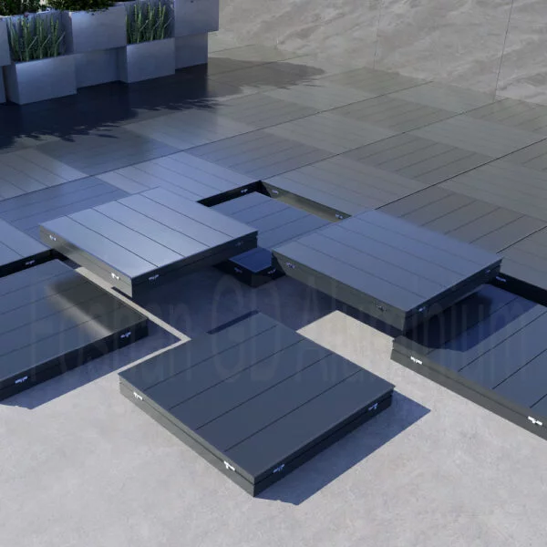 !!! GD Aluminum Extrusion Fireproof Outdoor Floor Terracce Decking Merbau Indonesia