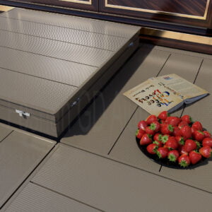 A2 balkon Aluminiowy taras do pływania na świeżym powietrzu Aluminiowe tarasy basenowe ogrodowe